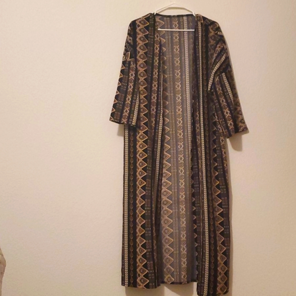 Printed kimono
